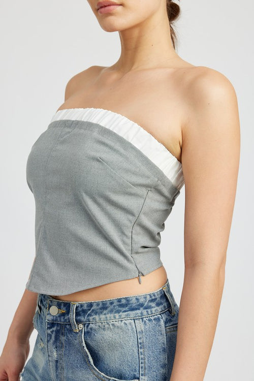 Contrast Tube Top