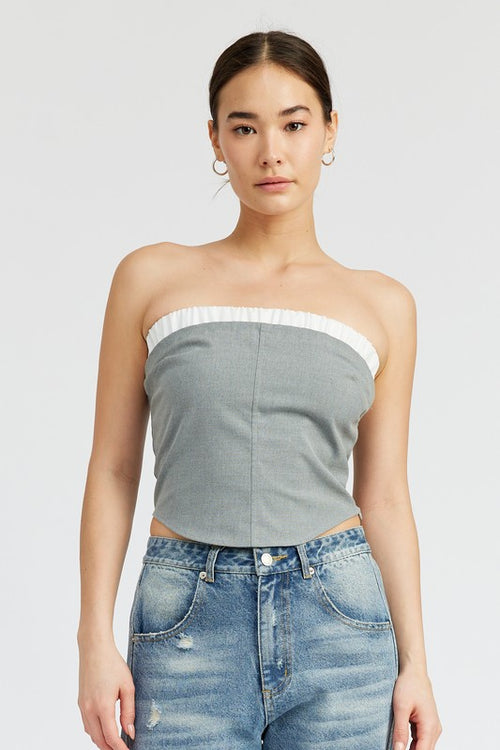 Contrast Tube Top