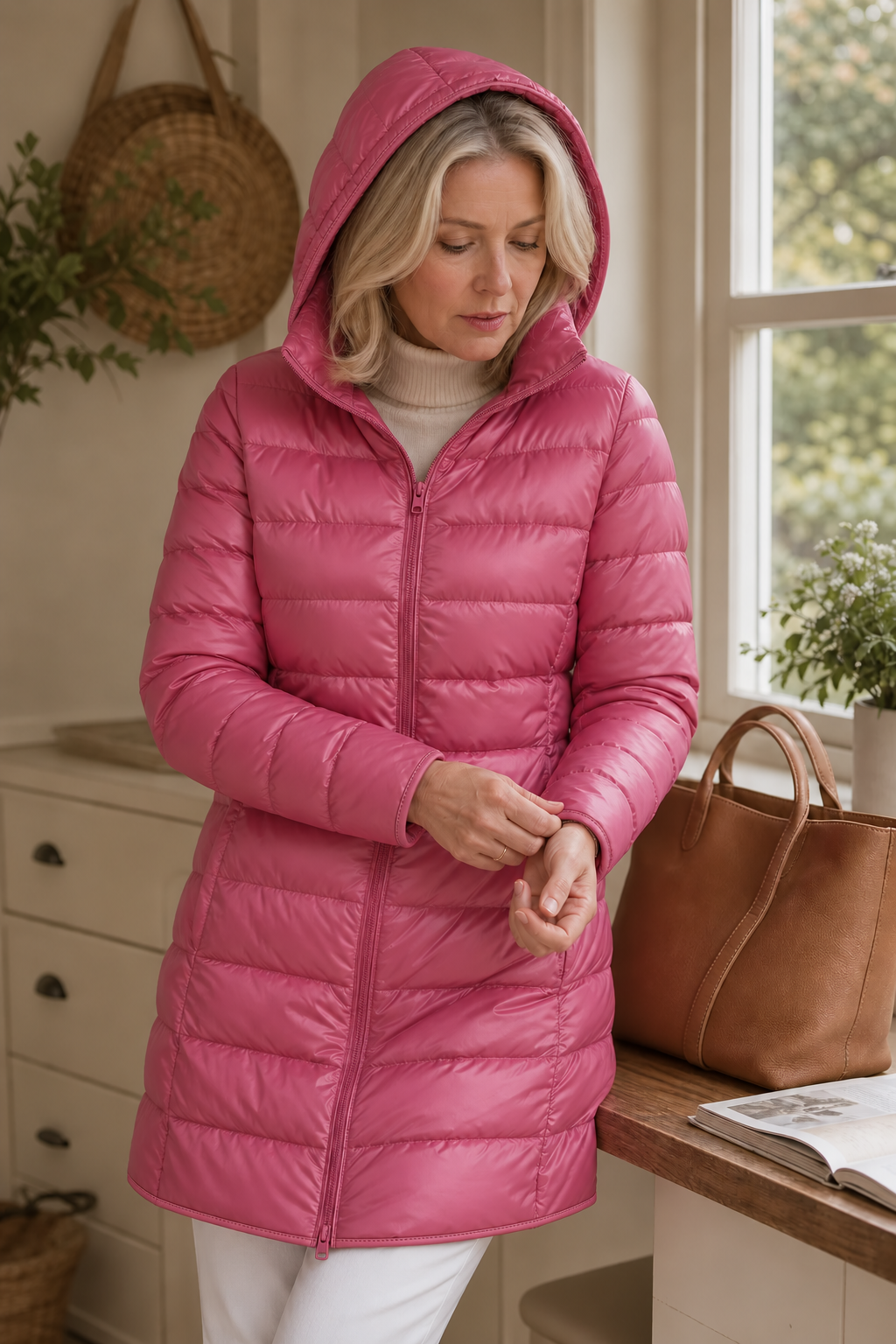Featherlyte – Detachable-Hood Packable Ultralight Puffer Jacket