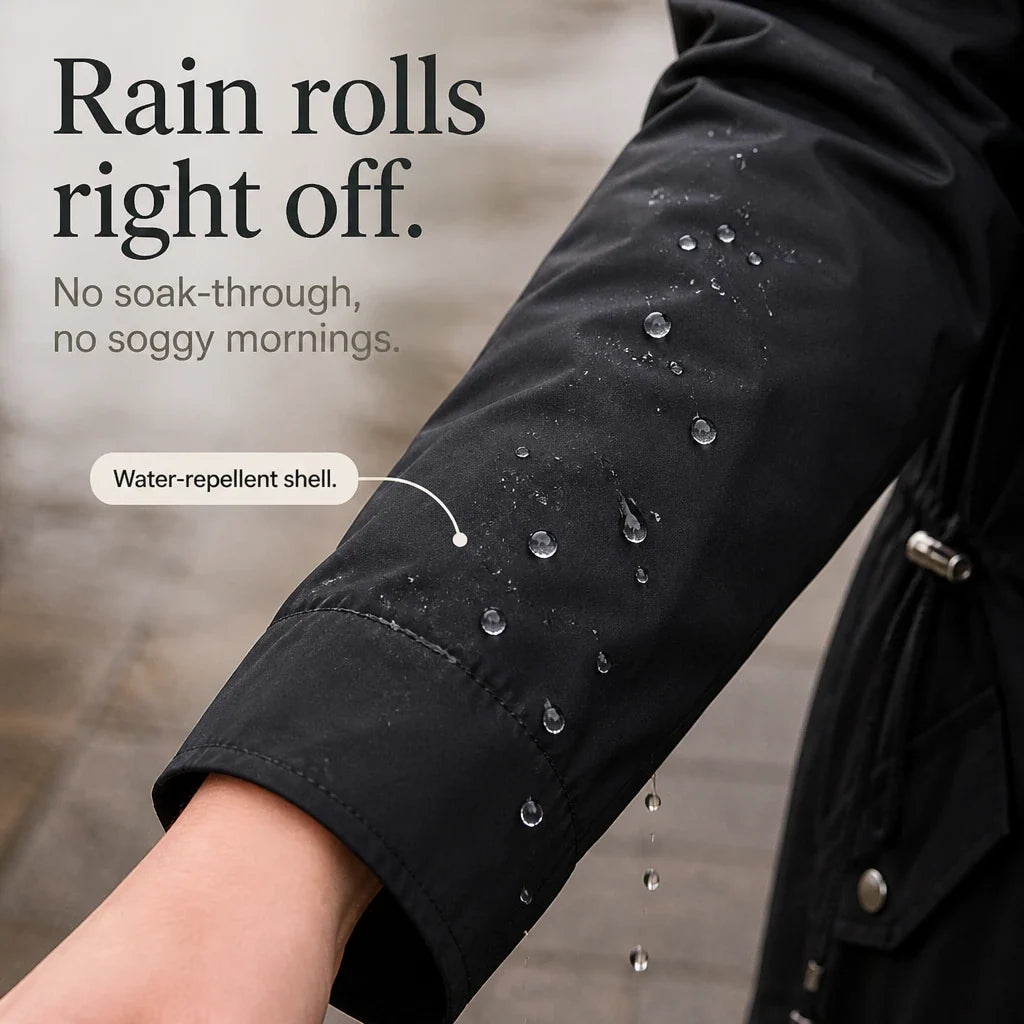 Rainella – Adjustable Waist Hooded Waterproof Jacket