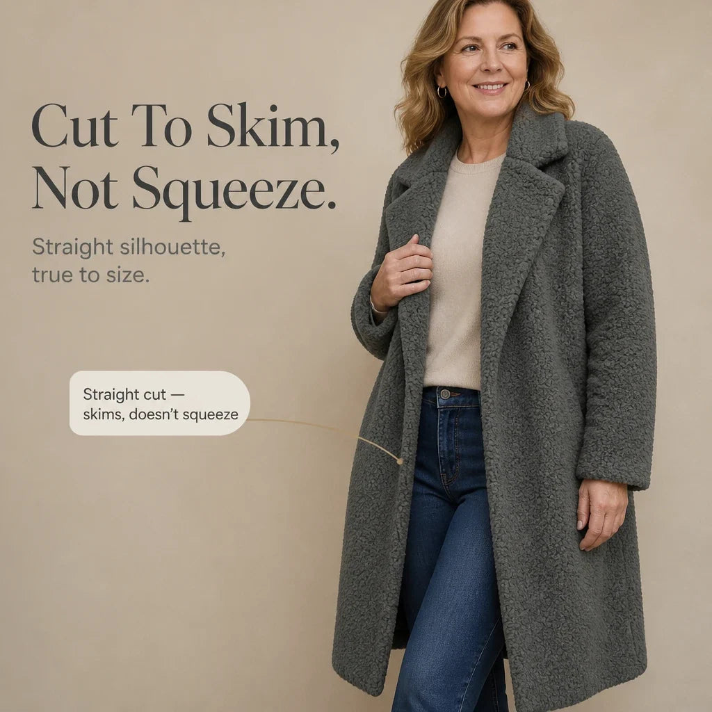 Veloura – Long Teddy Coat