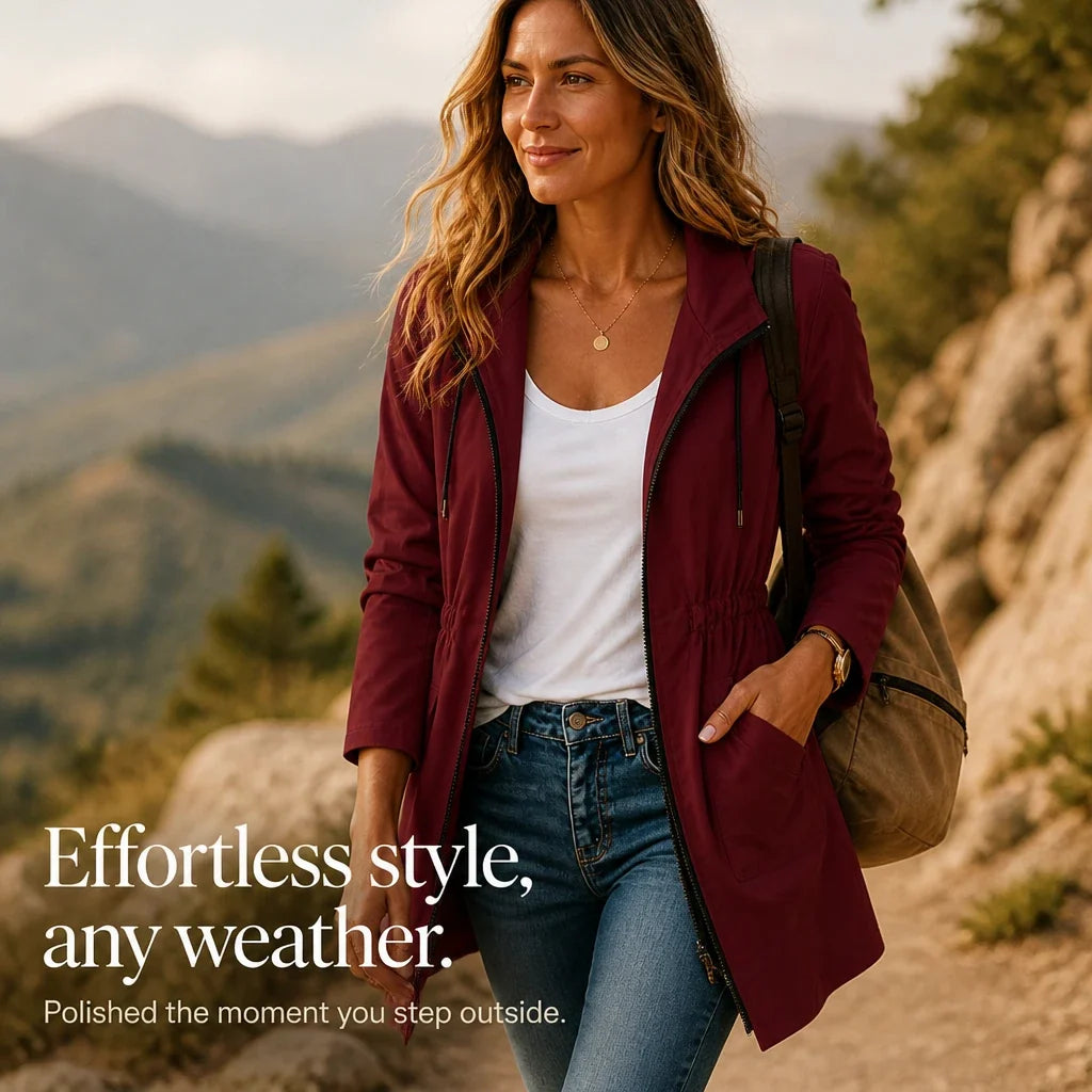 Cityora – Adjustable Waist Hooded Parka