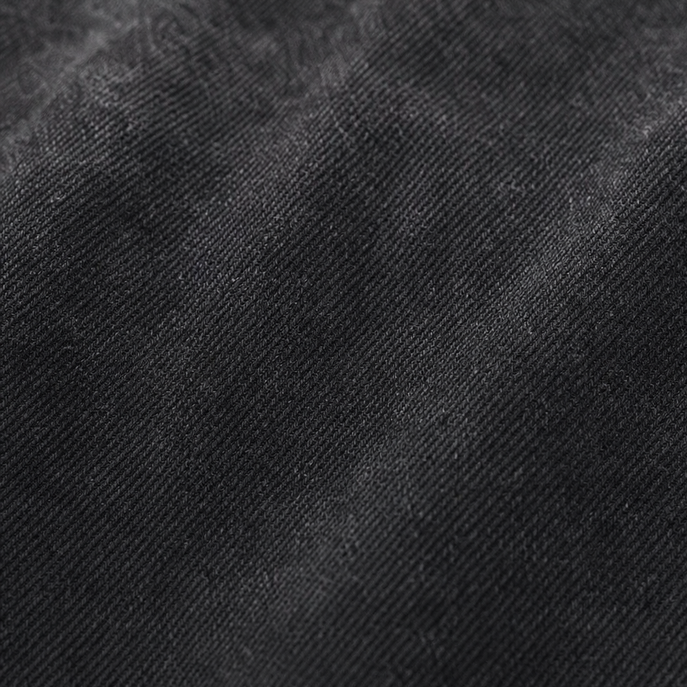 Denim Muse – Oversized Washed Denim Zip-Up Hoodie Jacket