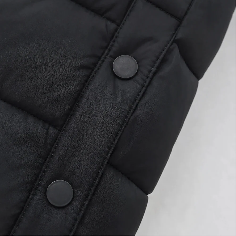 Coverelle – Long Hooded Puffer Vest