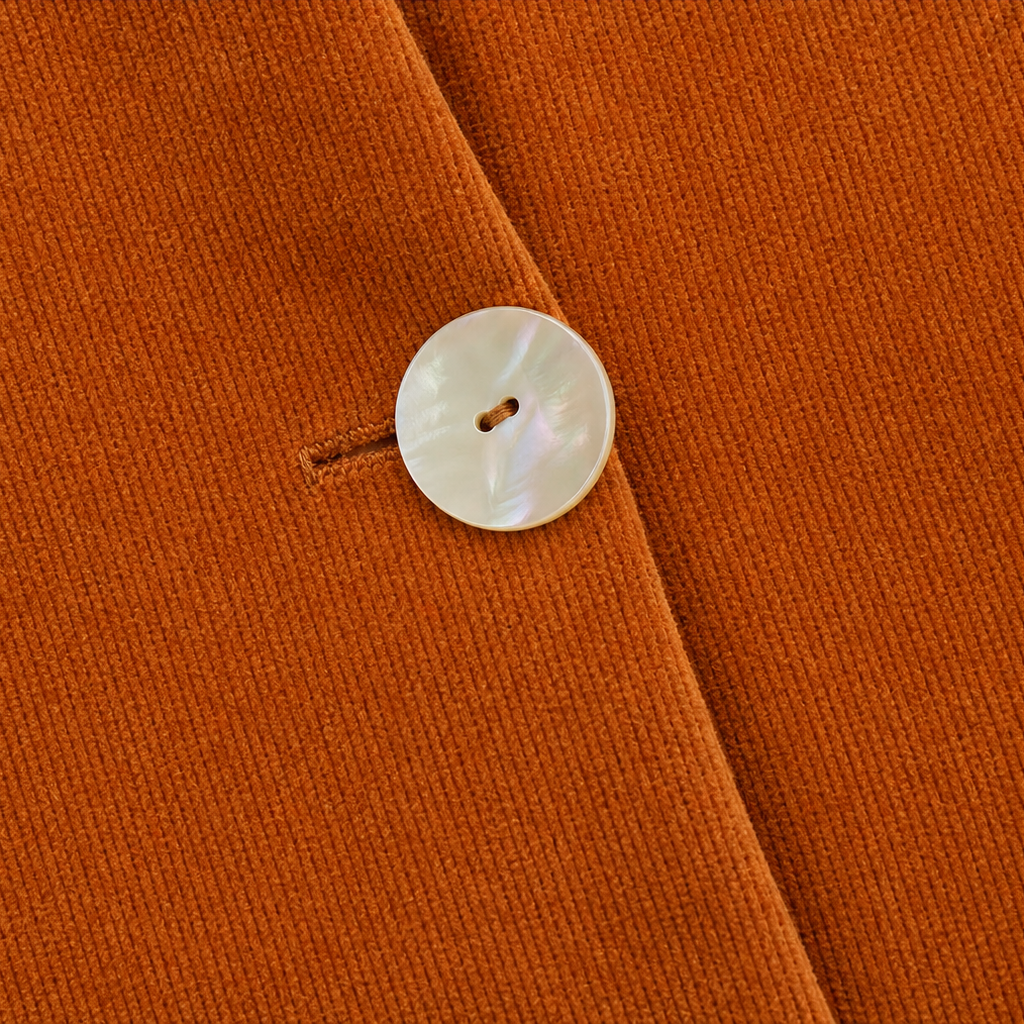 Overa – Burnt Orange Asymmetrical Statement Jacket
