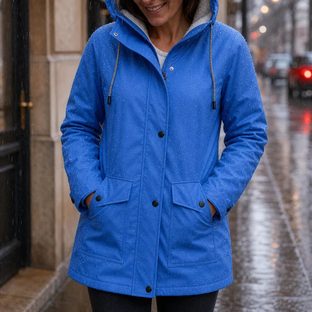 Windora – Fleece-Lined Hooded Winter Jacket