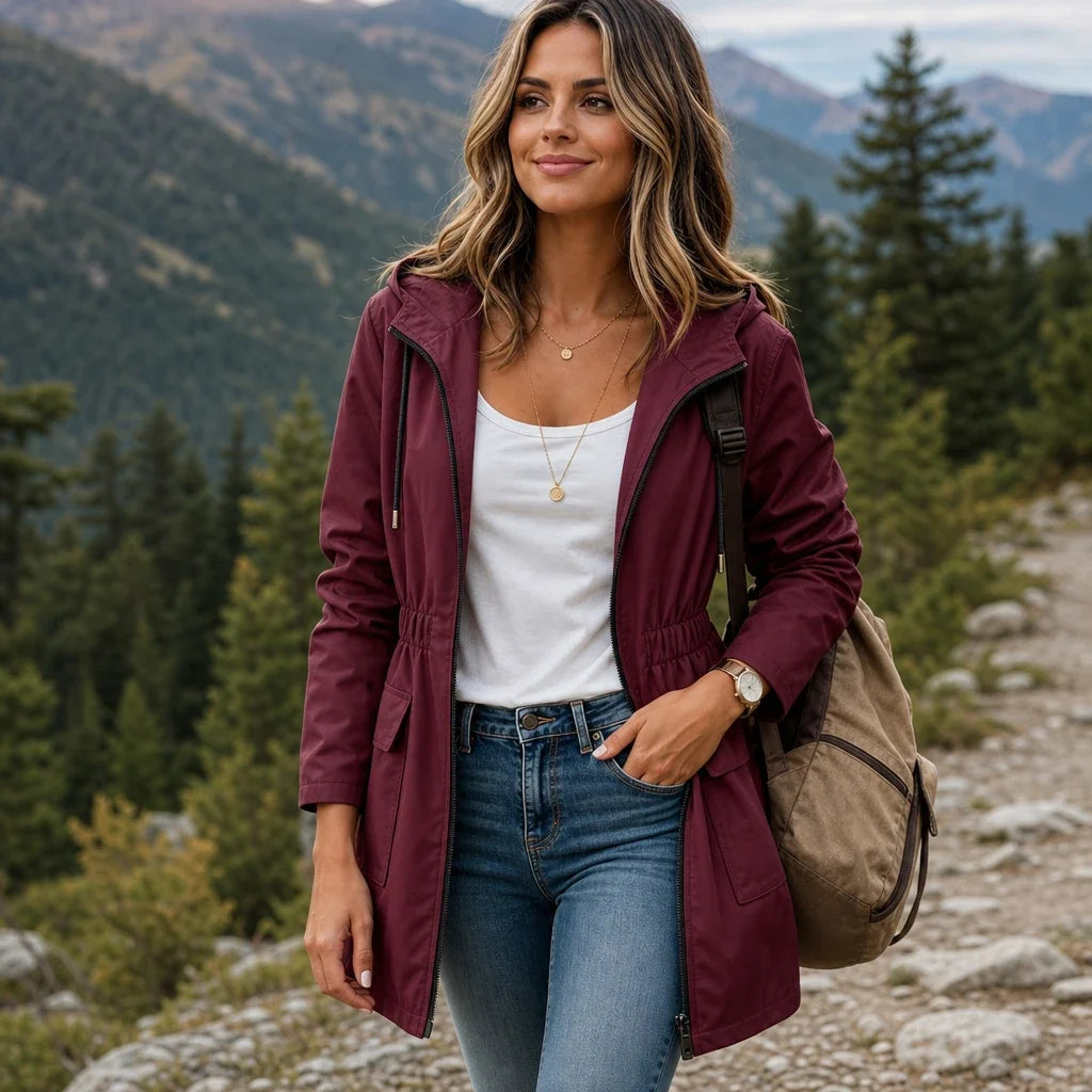 Cityora – Adjustable Waist Hooded Parka