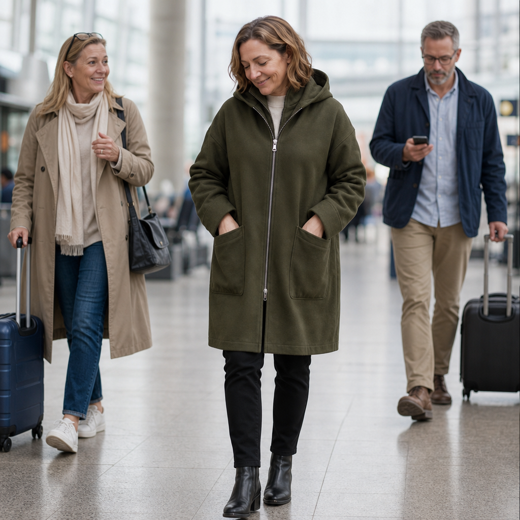 Midella – Hooded Mid-Length Jacket