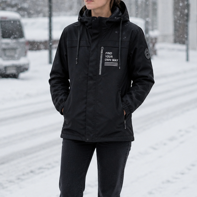Trailhaven – Fleece-Lined Detachable Hood Windbreaker