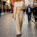 Veloura – Long Cardigan Top And Pants Set