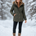 Quilvara – Fitted Quilted Hooded Jacket