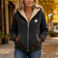 Hearthline – Waffle-Quilted Hooded Jacket