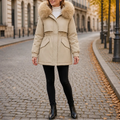 Velora – Plush-Lined Mid-Length Parka