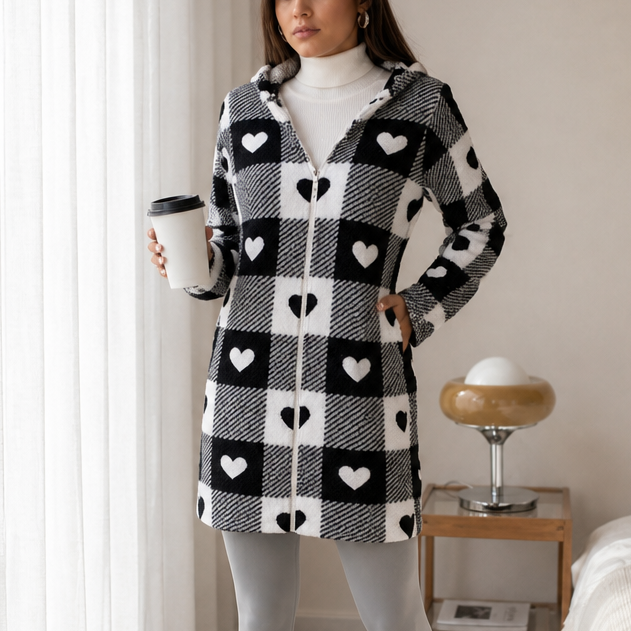Checkhaven – Buffalo Check Hooded Zip Jacket