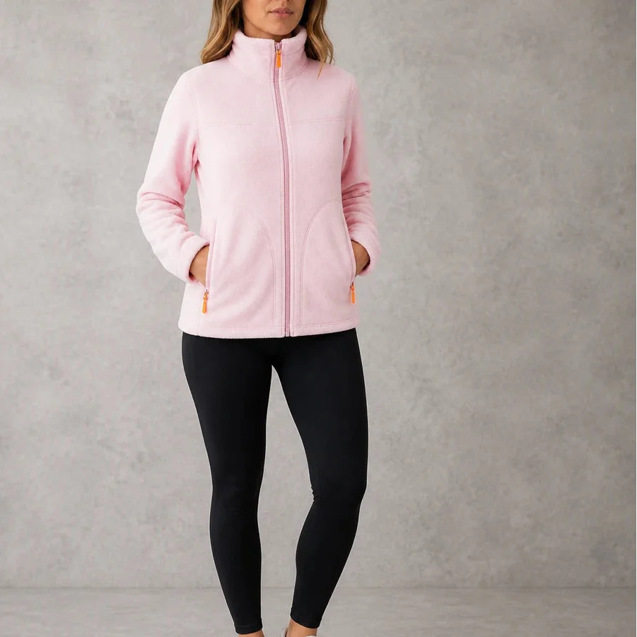 Velora – Zip-Up Fleece Winter Jacket
