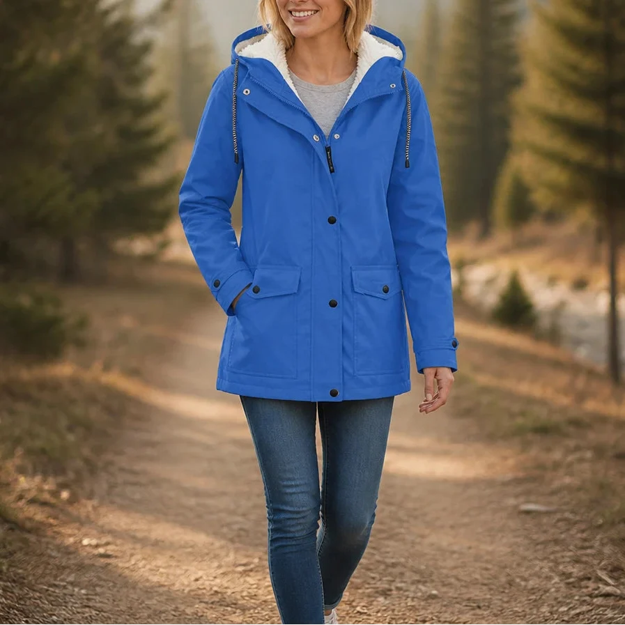Windora – Fleece-Lined Hooded Winter Jacket