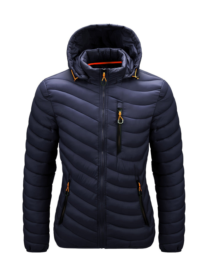 Women's Full-Zip Hooded Puffer Jacket