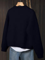 Women's Knit Relaxed Fit Button-Front Cardigan