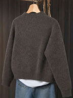 Women's Knit Relaxed Fit Button-Front Cardigan