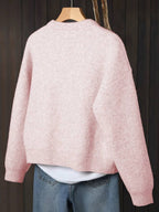 Women's Knit Relaxed Fit Button-Front Cardigan