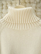 Women's Knit Relaxed Fit Turtleneck Sweater