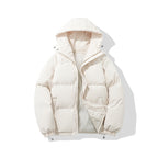 Women's Oversized Zip-Up Hooded Puffer Jacket