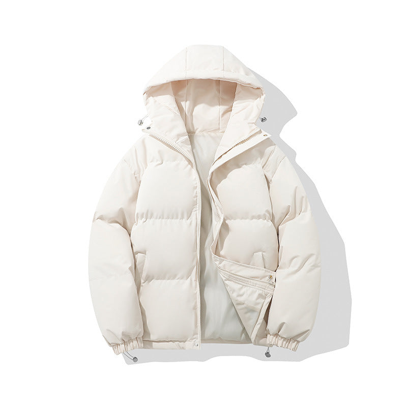 Women's Oversized Zip-Up Hooded Puffer Jacket