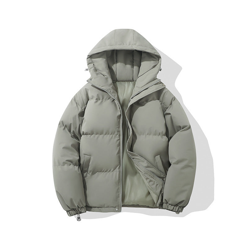 Women's Oversized Zip-Up Hooded Puffer Jacket