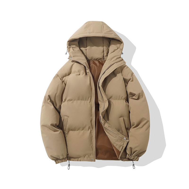 Women's Oversized Zip-Up Hooded Puffer Jacket
