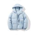 Women's Oversized Zip-Up Hooded Puffer Jacket