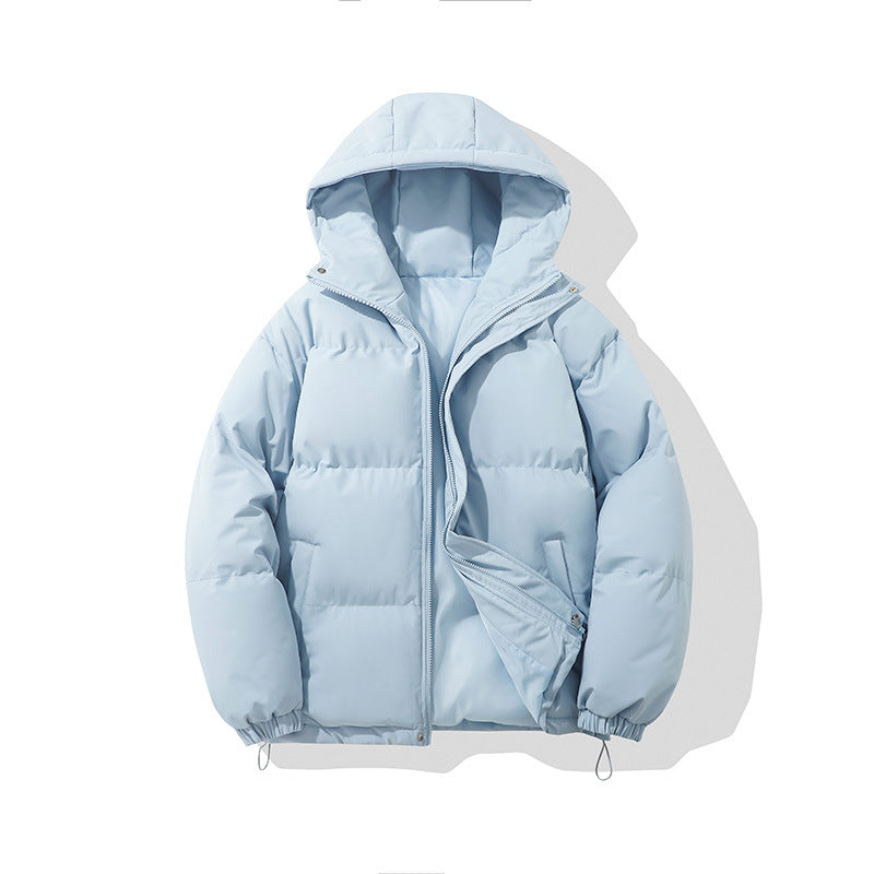 Women's Oversized Zip-Up Hooded Puffer Jacket