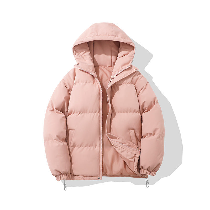 Women's Oversized Zip-Up Hooded Puffer Jacket