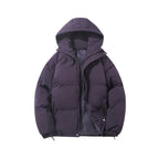 Women's Oversized Zip-Up Hooded Puffer Jacket