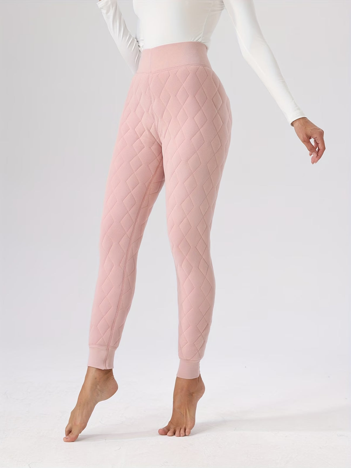 Women's Quilted High-Rise Leggings