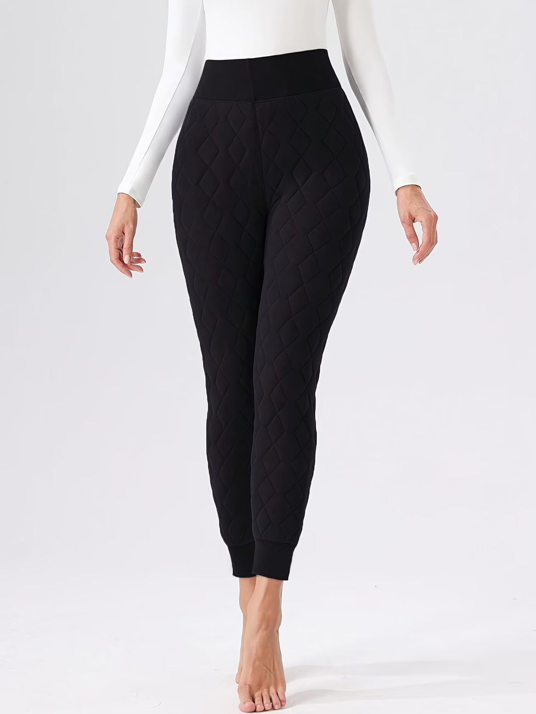 Women's Quilted High-Rise Leggings