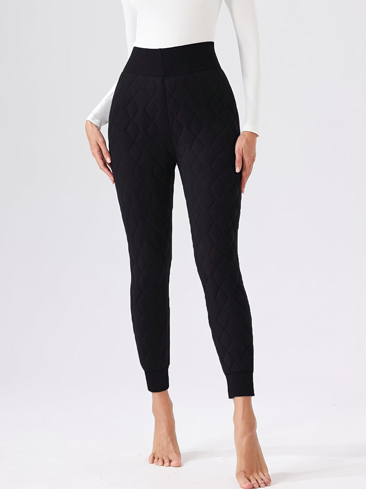 Women's Quilted High-Rise Leggings