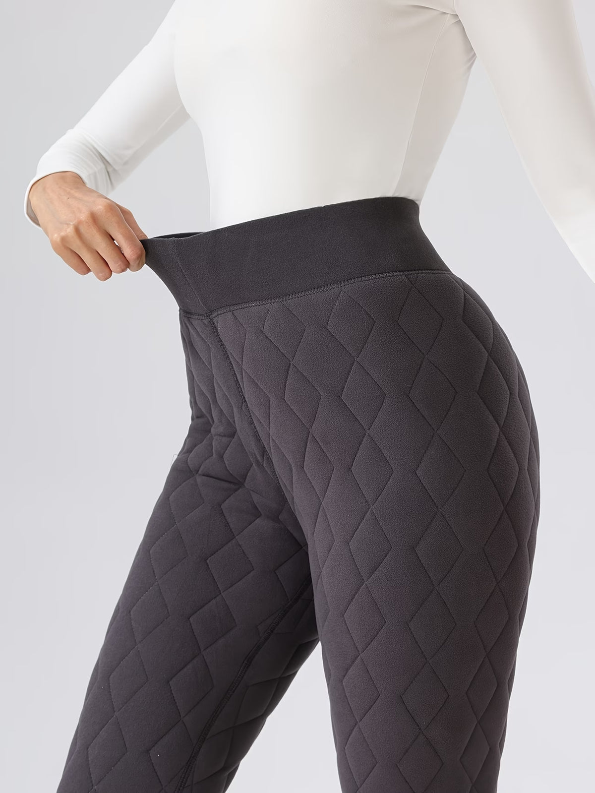 Women's Quilted High-Rise Leggings