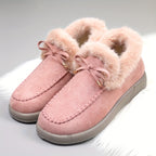 Women's Suede-Look Faux-Fur-Lined Ankle Boots