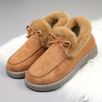Women's Suede-Look Faux-Fur-Lined Ankle Boots